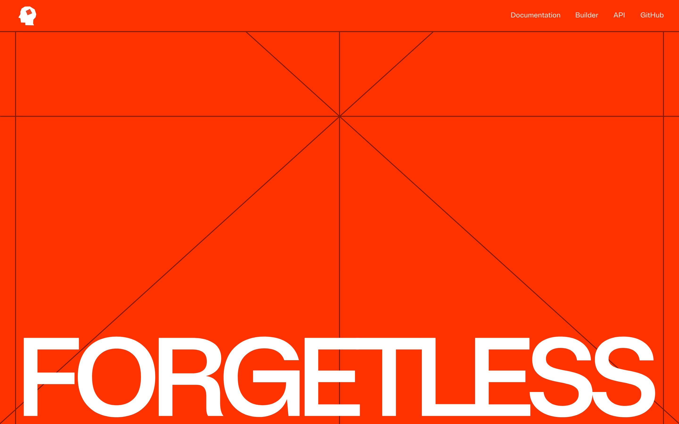 Forgetless homepage