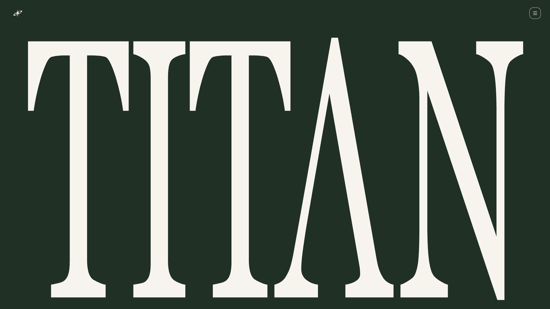 Titan homepage